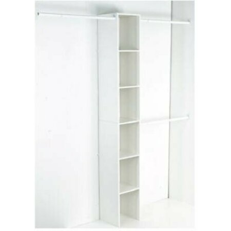 CLOSETMAID 83 in.Wht Closet Organizer 48400